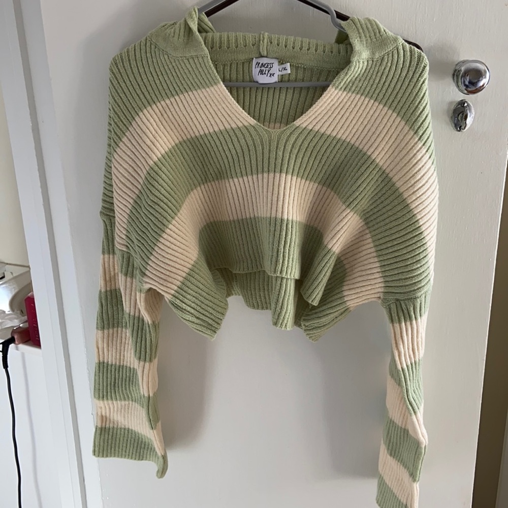 Princess Polly cropped hooded sweater